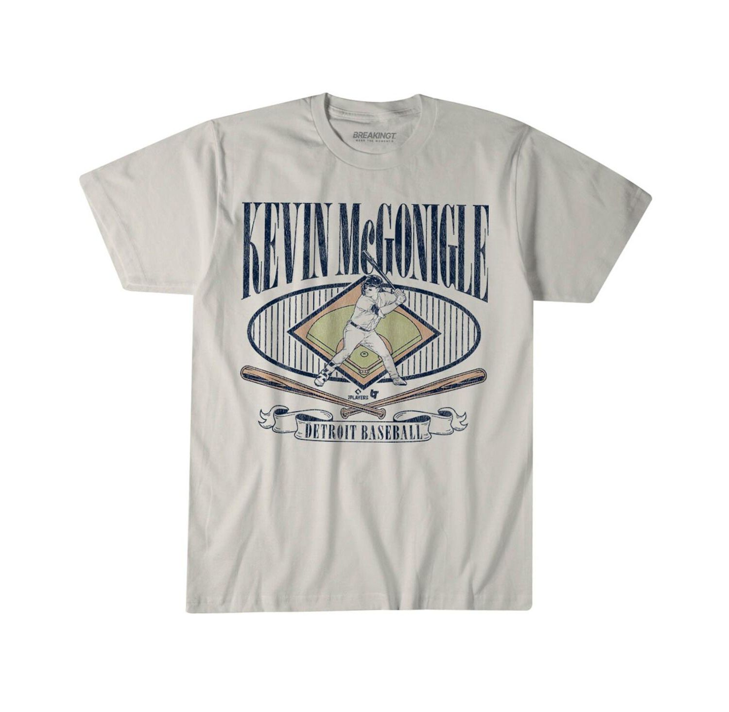 Men's and Women's Kevin McGonigle Cream Detroit Tigers T-Shirt