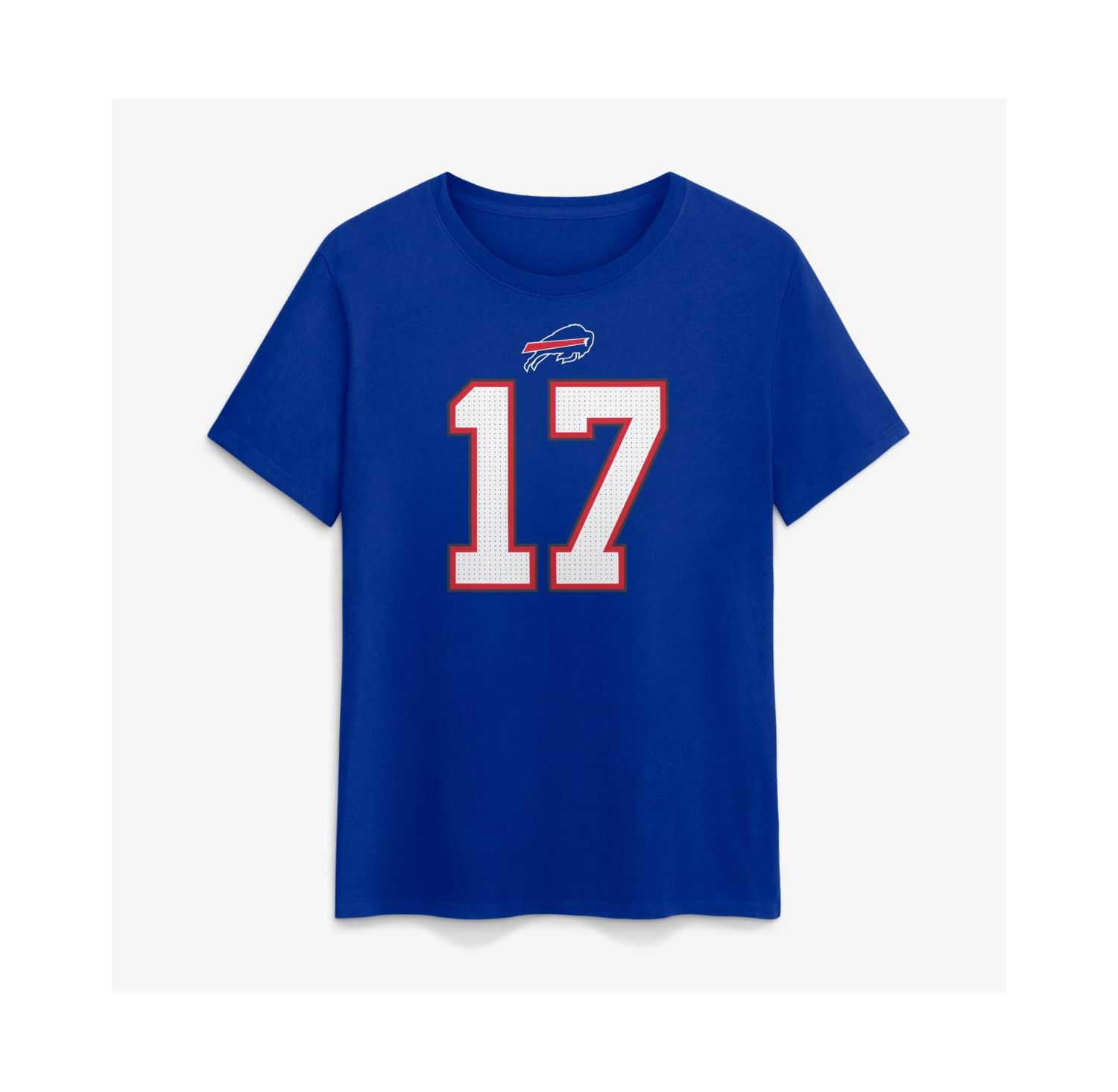 Women's Josh Allen Royal Buffalo Bills Player Name & Number T-Shirt