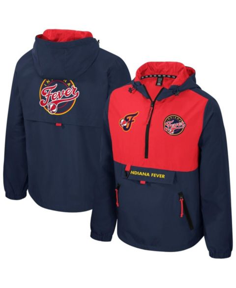 Женские куртки Stadium Essentials Men's and Women's Navy/Red Indiana Fever Legends Challenger Quarter-Zip Jacket