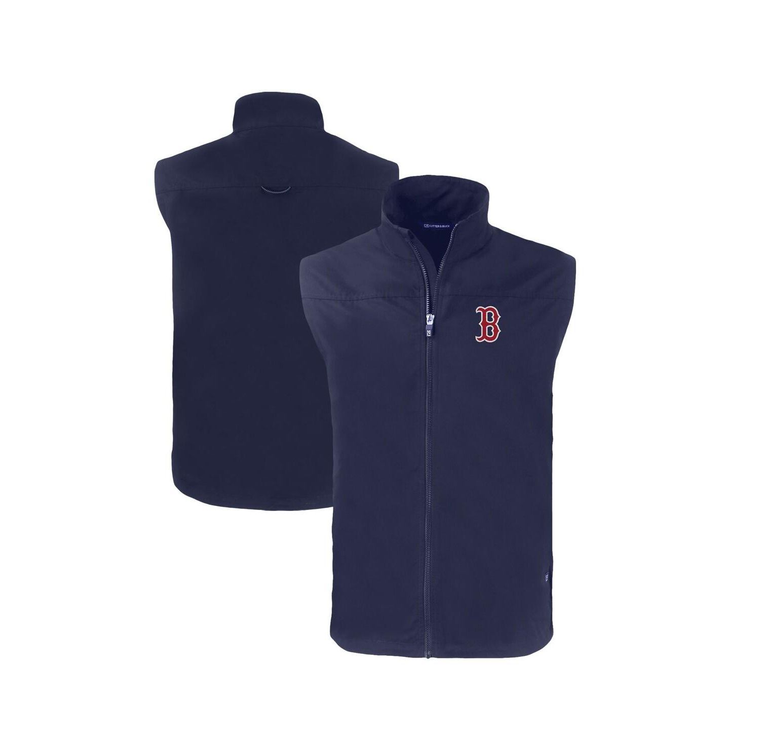 Men's Navy Boston Red Sox Charter Eco Full-Zip Vest