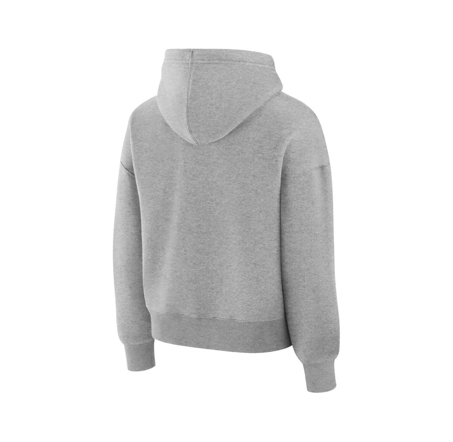 Women's Heather Gray Los Angeles Dodgers Plus Size Starry Eye Hoodie