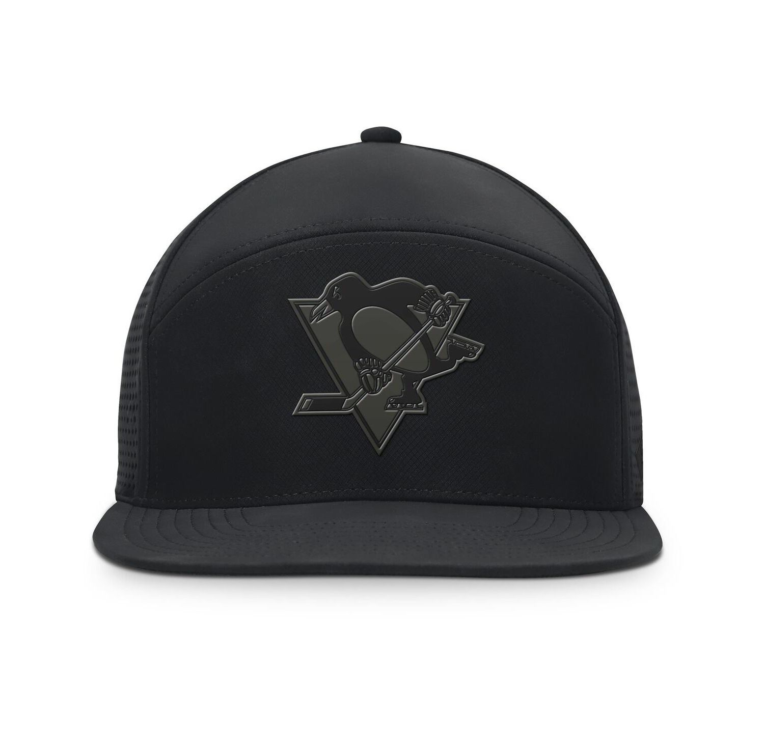 Men's Black Pittsburgh Penguins Front Office Adjustable Hat