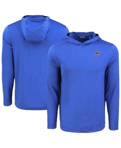 Мужское худи Cutter & Buck Royal Chicago Cubs Coastline Epic Comfort Eco Long Sleeve T-Shirt
