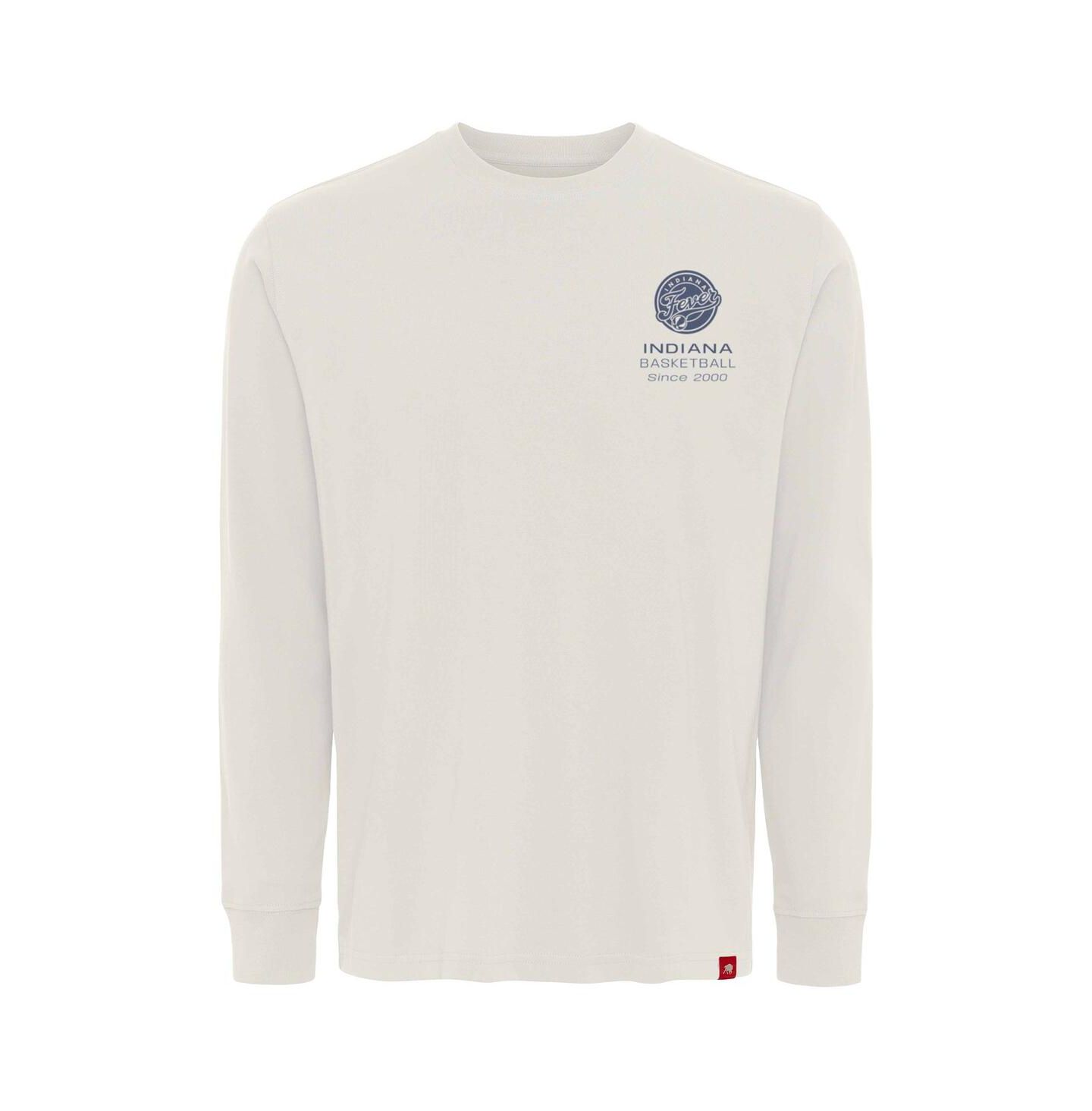 Футболка Sportiqe Cream Indiana Fever Athletic Club Collection Sherwood Relaxed Fit Premium Long-Sleeve — фото 2