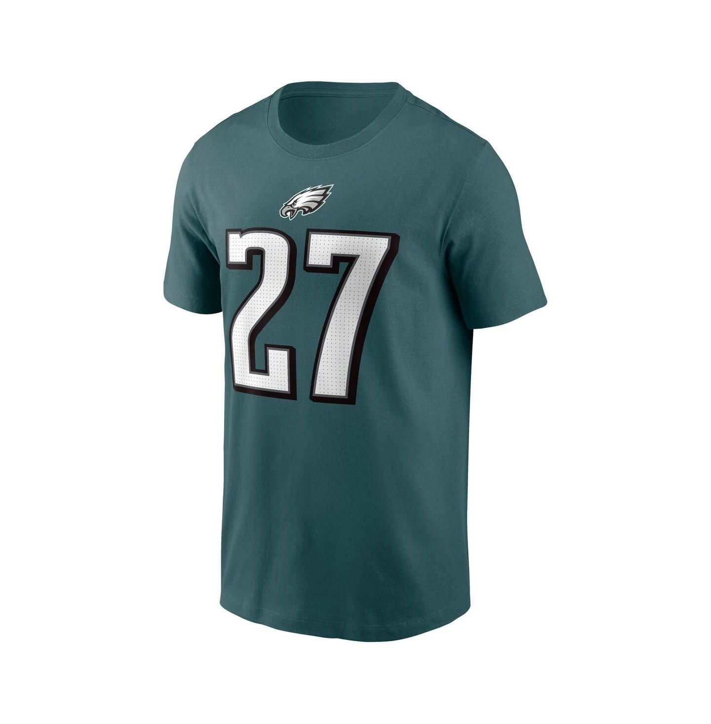 Мужская футболка Nike Quinyon Mitchell Green Philadelphia Eagles Name and Number — фото 2