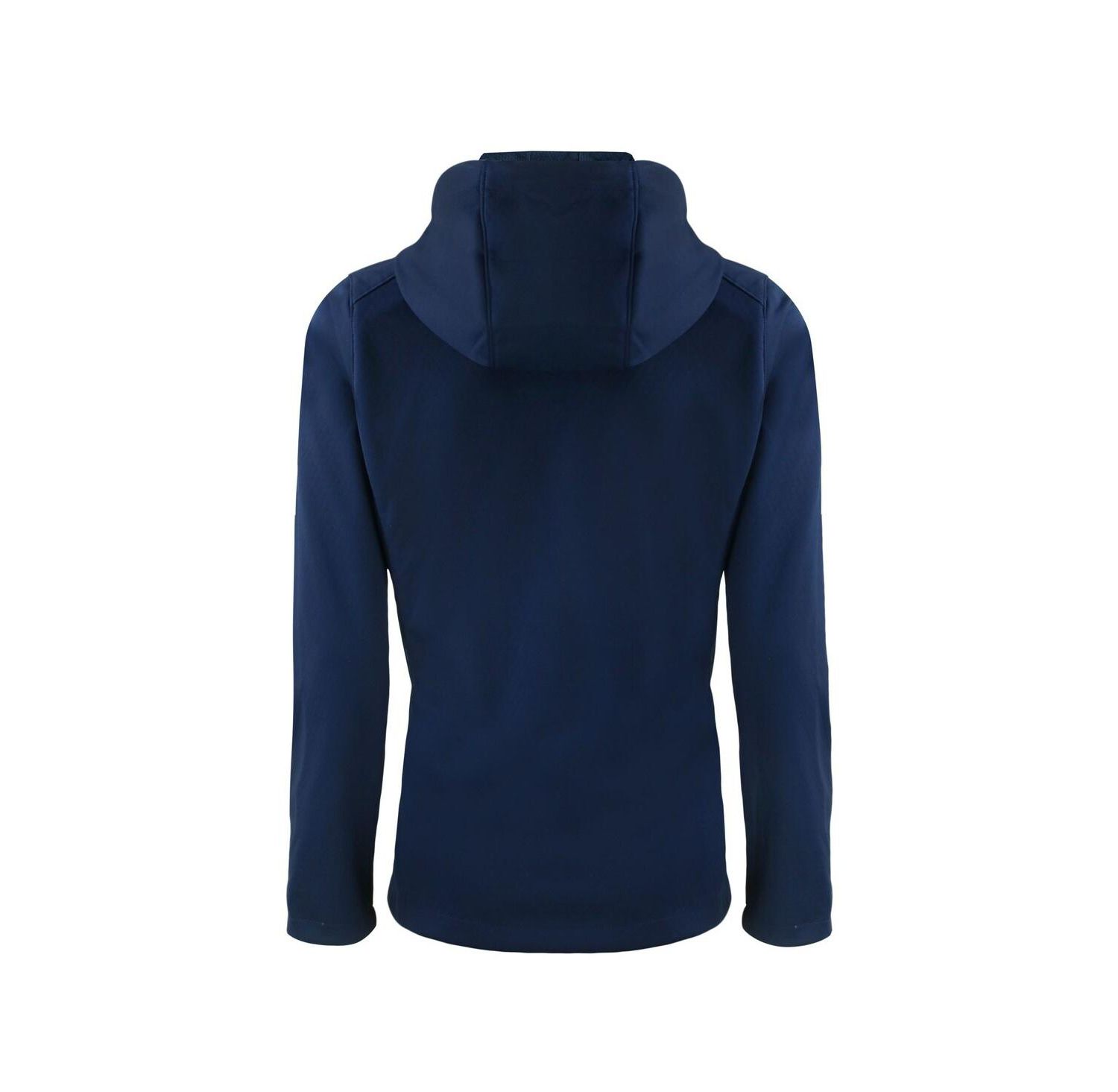 Women's Navy Los Angeles Dodgers Evoke Eco Softshell Full-Zip Hoodie Jacket