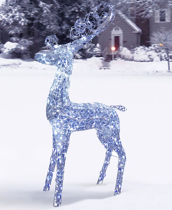National Tree Company - 60" Crystal Deer with 210 LED Lights