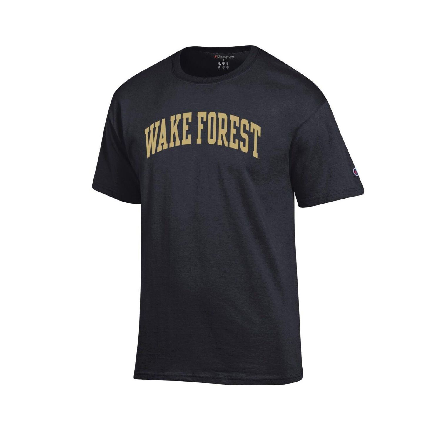 Men's Black Wake Forest Demon Deacons Basic Arch T-Shirt