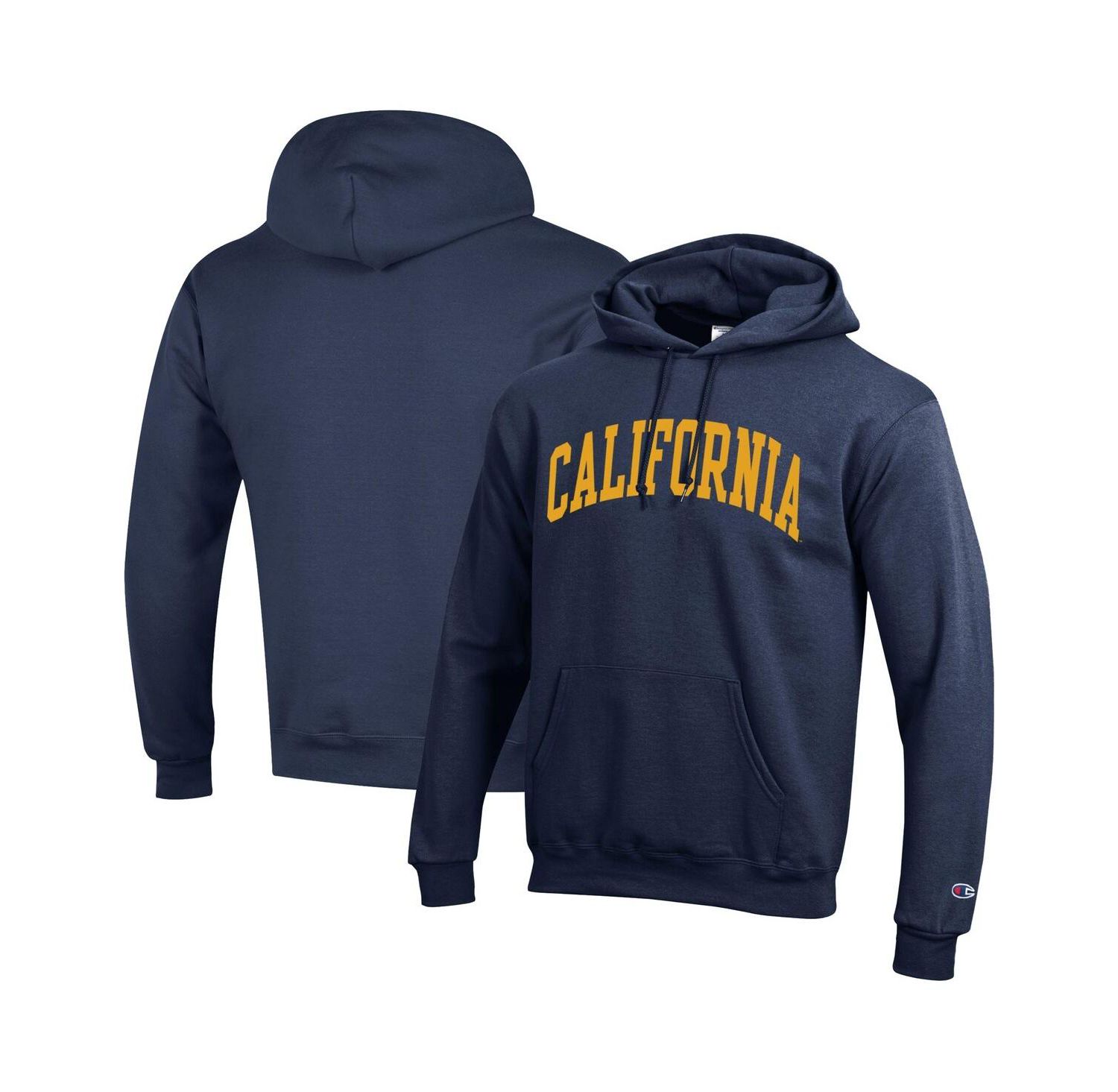 Men's Navy Cal Bears Basic Arch Fleece Pullover Hoodie