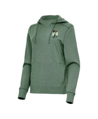 Women's Heather Kelly Green Boston Celtics Justice Pullover Hoodie
