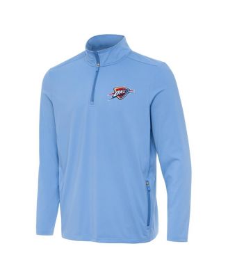 Men's Powder Blue Oklahoma City Thunder Perilous Quarter-Zip