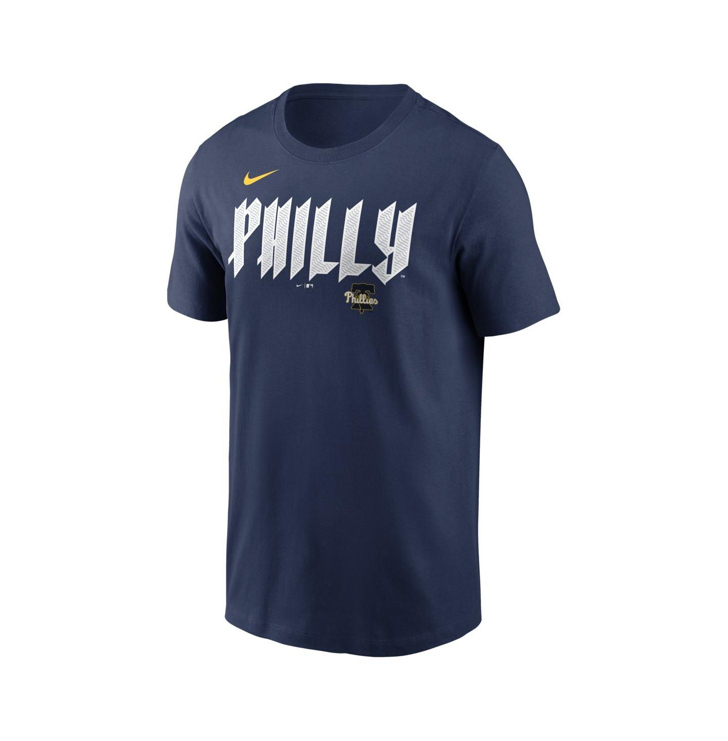 Мужская футболка Nike Alec Bohm Navy Philadelphia Phillies City Connect Name & Number — фото 2