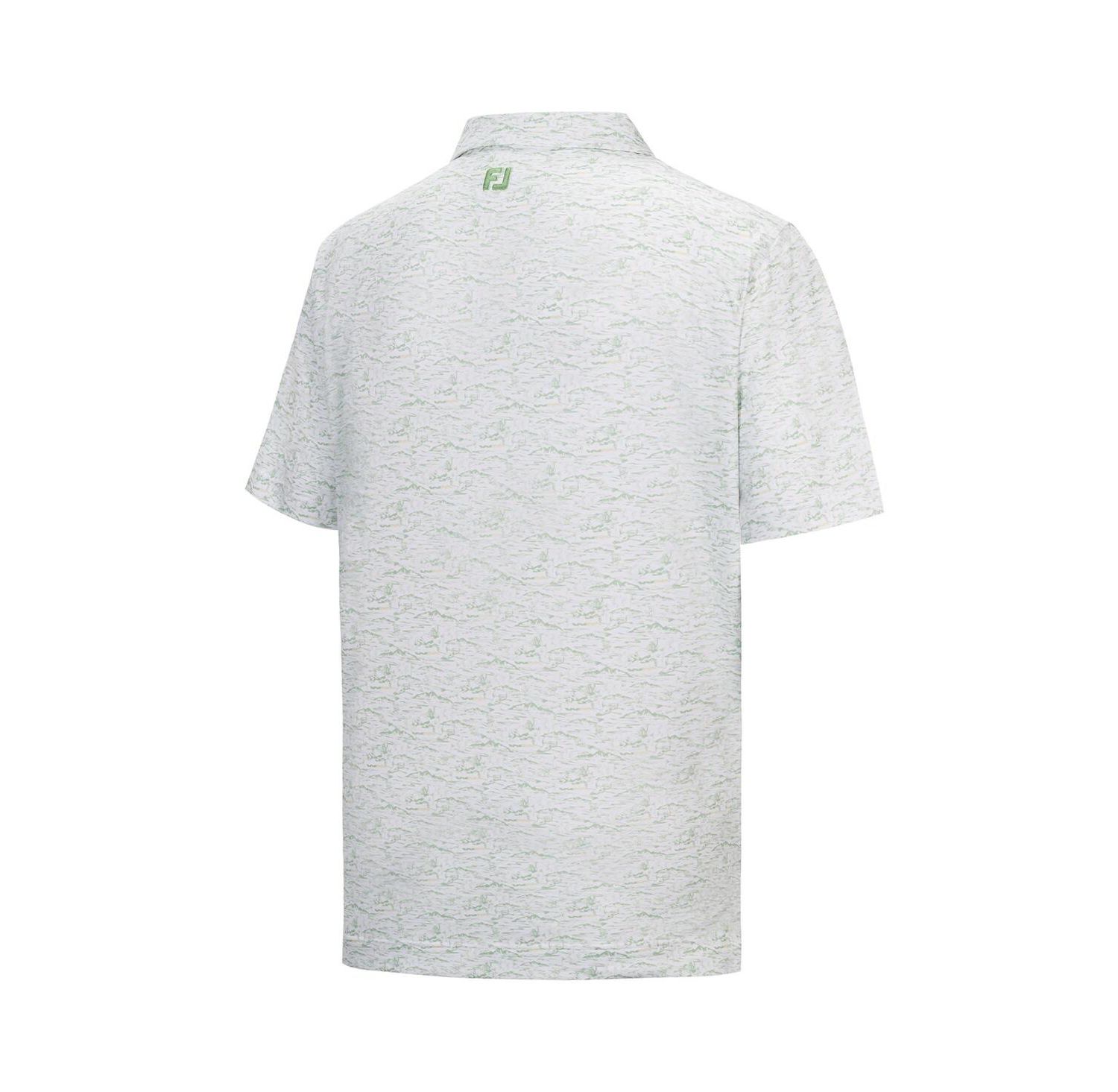 Men's White WM Phoenix Open ProDry All Over Print Polo Shirt