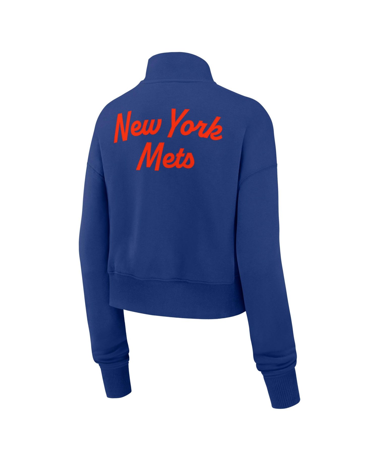 Women's Royal New York Mets Primetime Phoenix Fleece Half-Zip Sweatshirt