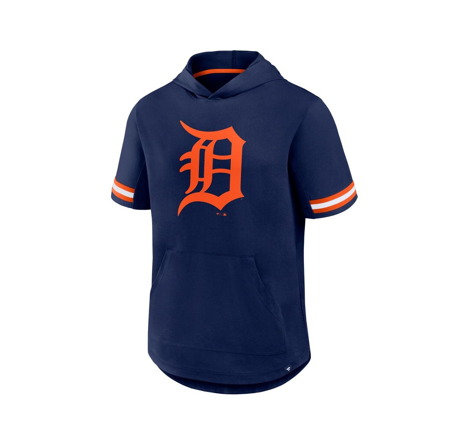 Men's Navy Detroit Tigers Optimal Play Hooded T-Shirt
