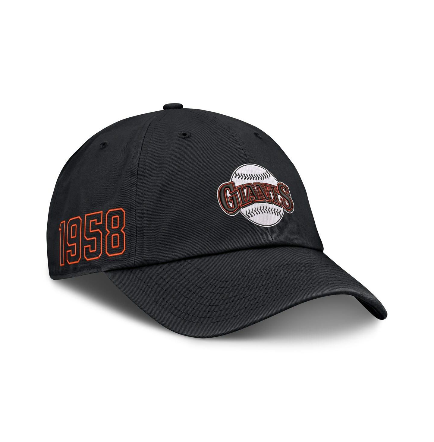 Мужская кепка Nike Black San Francisco Giants Cooperstown Club Adjustable Hat — фото 1