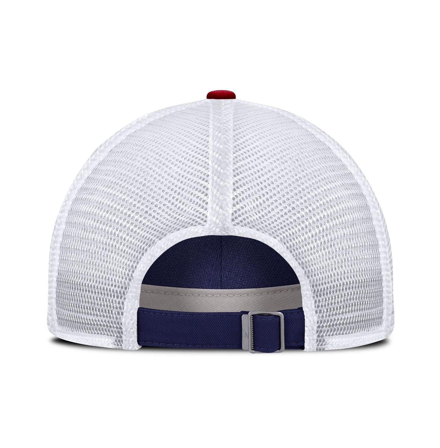Мужская кепка Nike Royal Chicago Cubs Primetime Club Adjustable Trucker Hat — фото 4