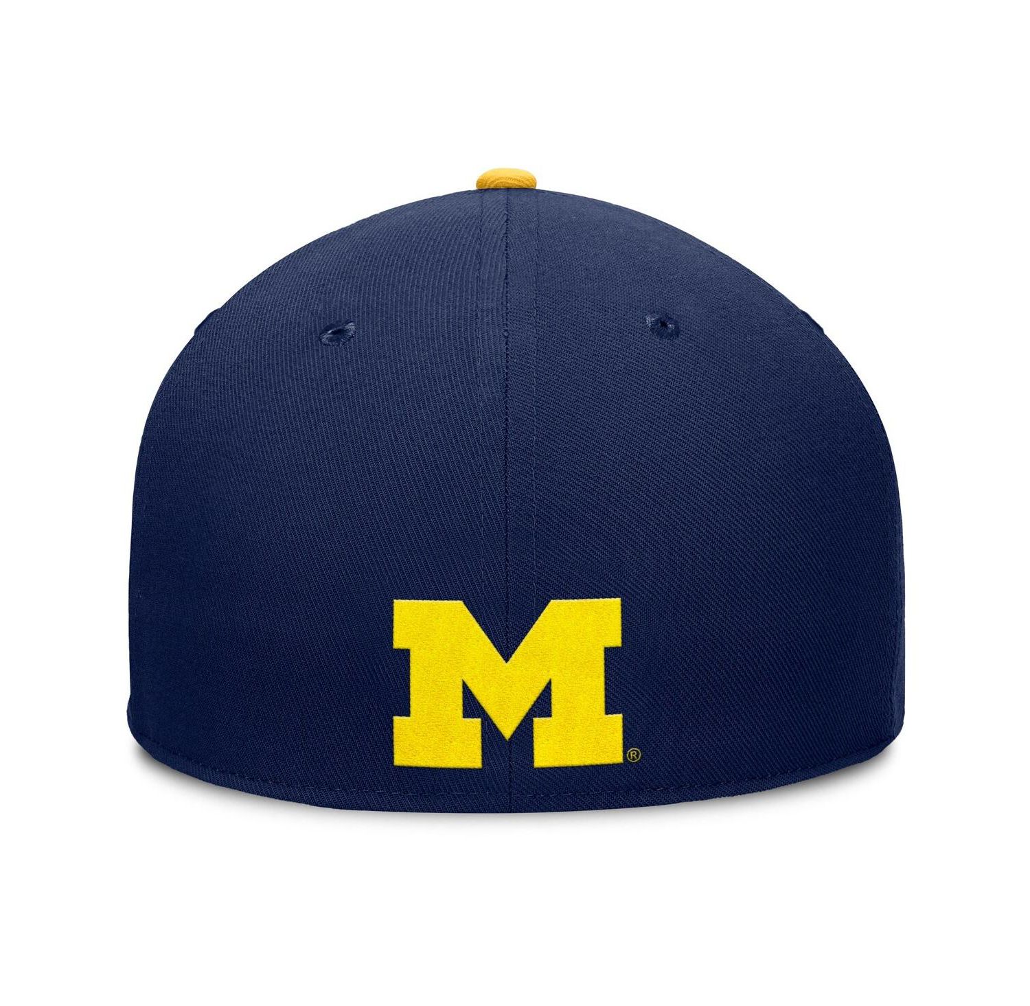 Men's Navy Michigan Wolverines Pick Off Fitted Hat
