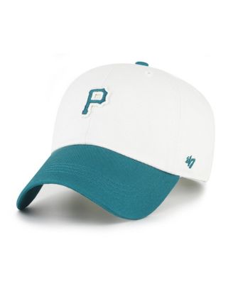 Men's White/Teal Pittsburgh Pirates Contemporary Tonal Clean Up Adjustable Hat
