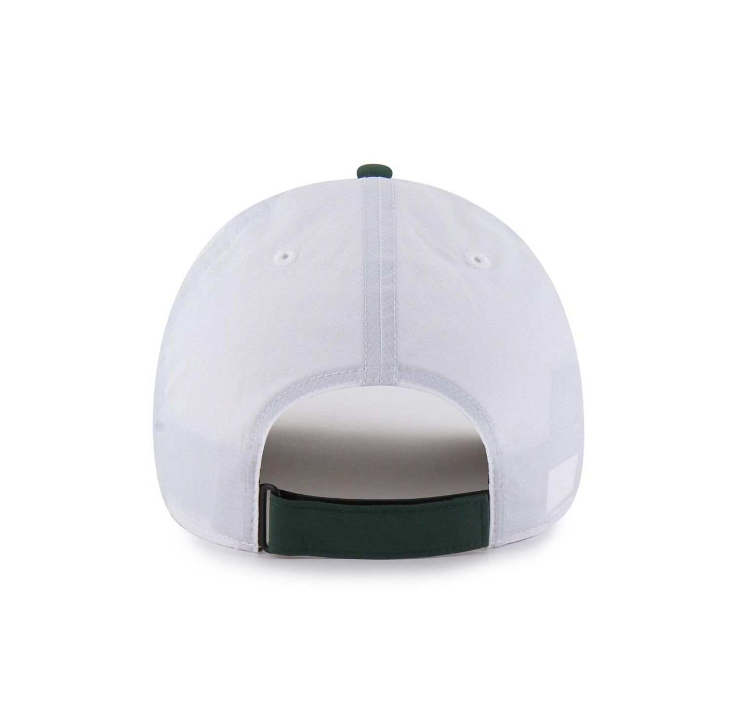 Men's White/Green Athletics Vista Mini Clean Up Brrr&deg; Adjustable Hat