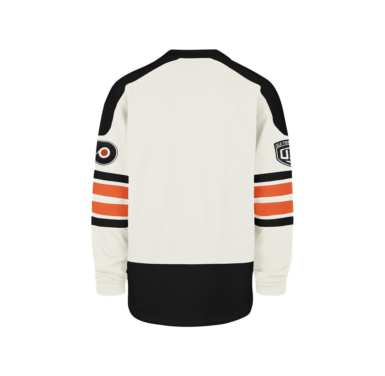 Men's Cream Philadelphia Flyers Pond Hockey Trio Eternal Lacer Sweatshirt