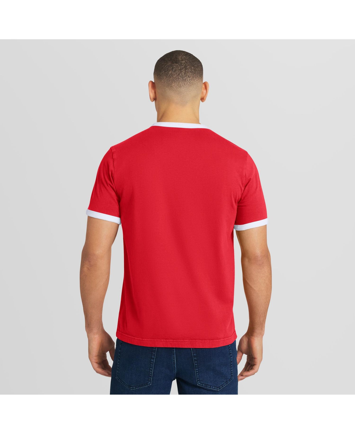 Darius Rucker Collection by Men's Red Philadelphia Phillies Washed Ringer T-Shirt