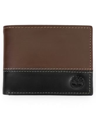 Men's Hunter Leather Two-Tone Passcase Commuter Wallet