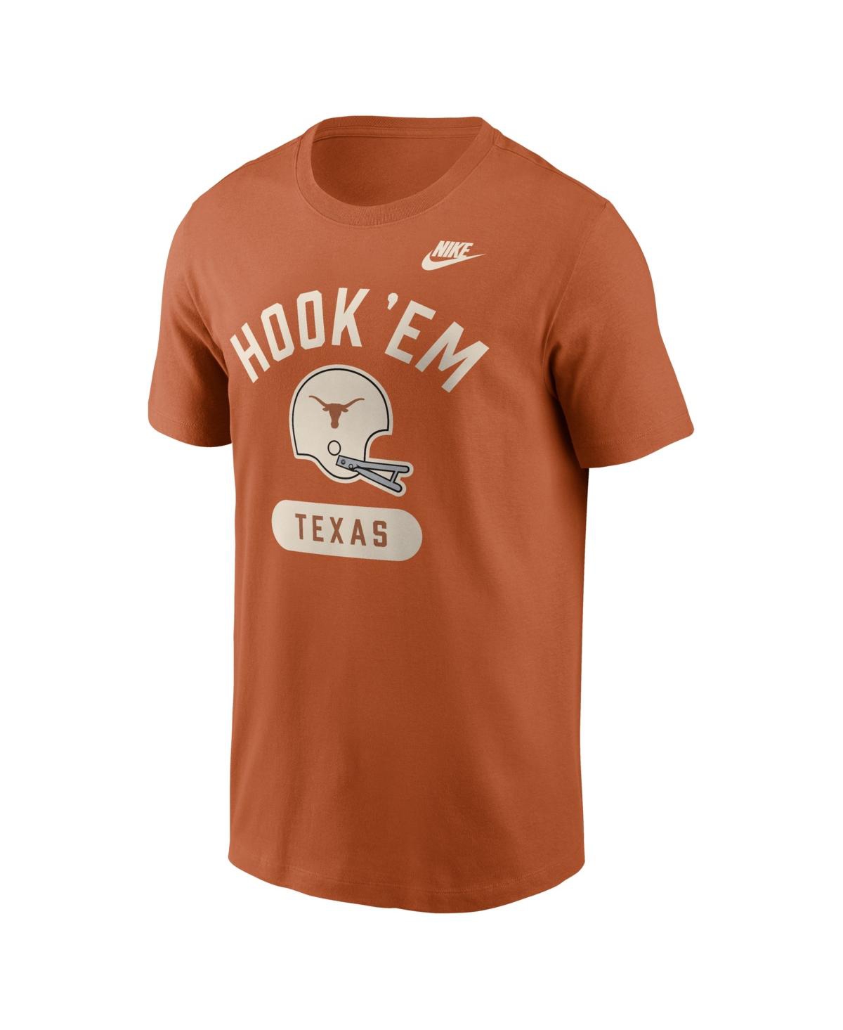 Nike Men's Texas Orange Longhorns Legacy Arch Helmet T-Shirt