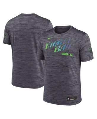 Men's Black Tampa Bay Rays Authentic Collection City Connect Velocity Dri-FIT T-Shirt