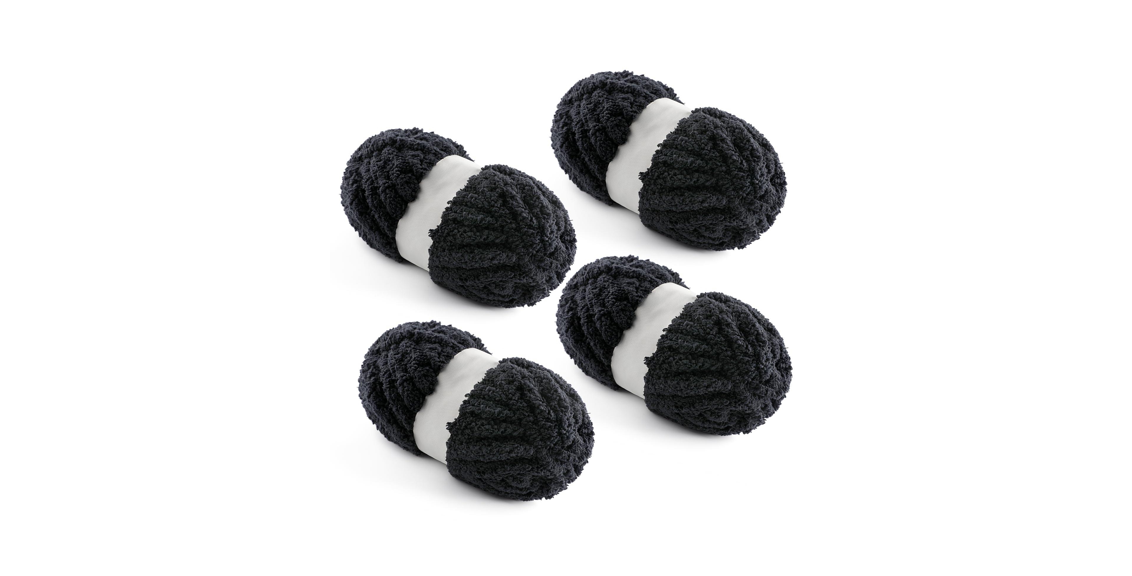 Gnuadz Chunky Chenille Yarn for Hand Knitting Crocheting