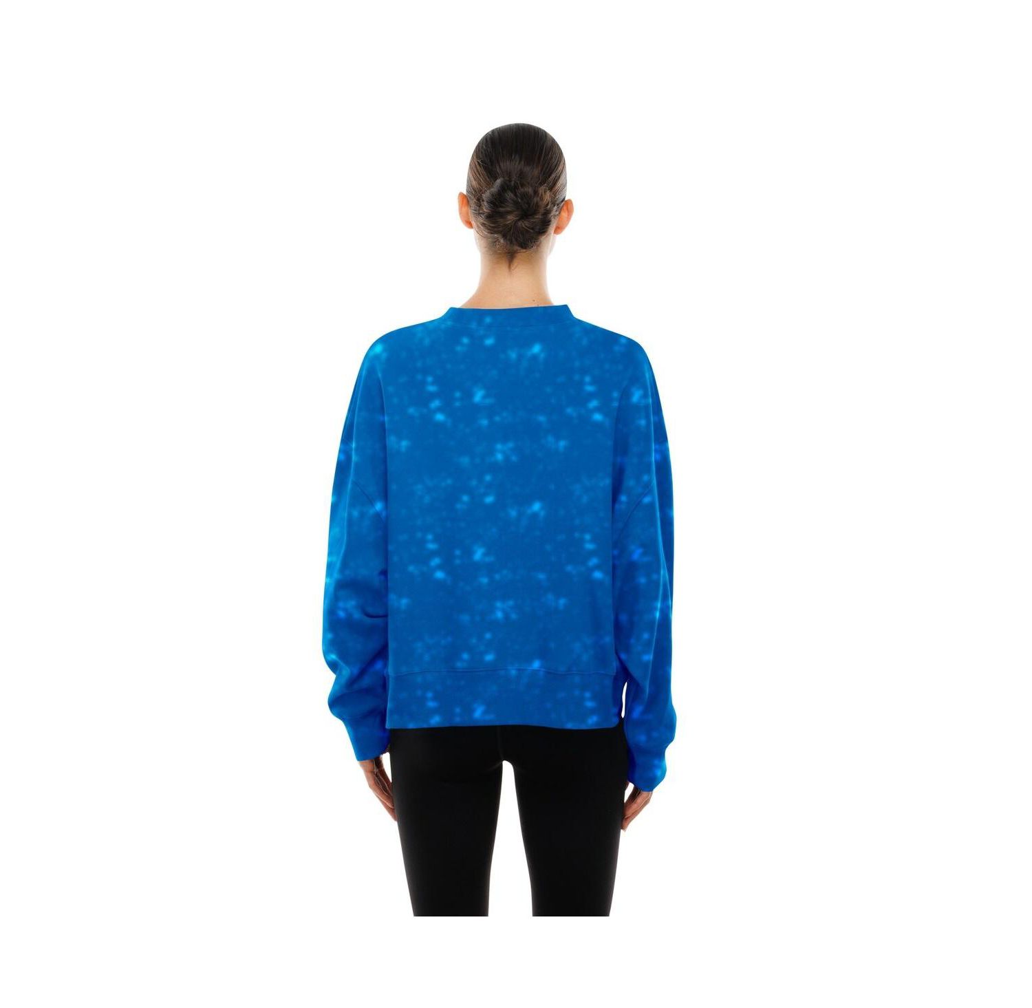 Women's Royal New York Mets Throwback Oversized Boxy Sweatshirt