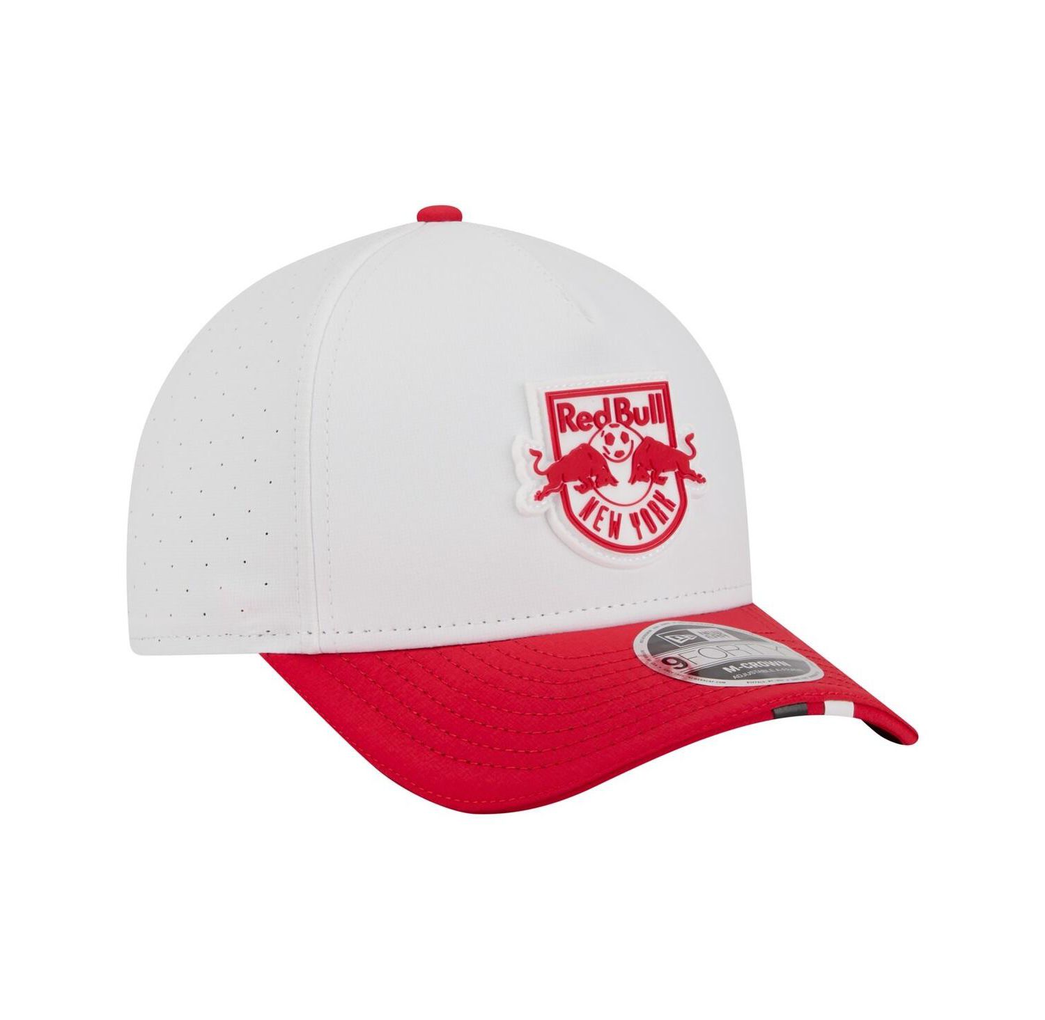Men's White New York Red Bulls 2026 MLS Kick Off 9FORTY M-Crown A-Frame Adjustable Hat