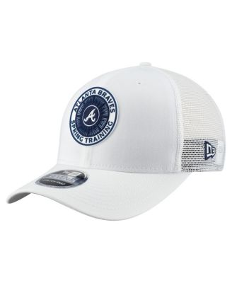 Men's White Atlanta Braves 2026 Spring Training Fan Pack 9SEVENTY Adjustable Trucker Hat