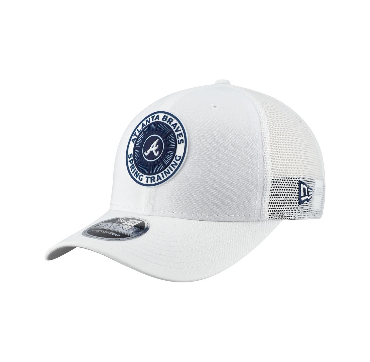 Men's White Atlanta Braves 2026 Spring Training Fan Pack 9SEVENTY Adjustable Trucker Hat