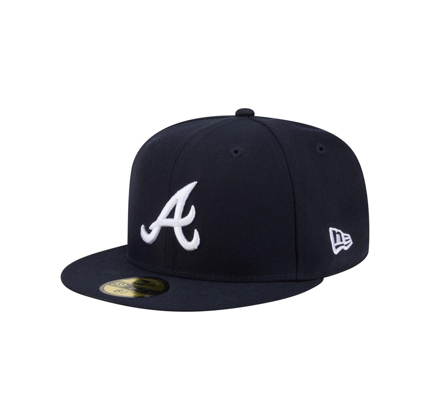 Men's Navy Atlanta Braves Hidden Hit 59FIFTY Fitted Hat