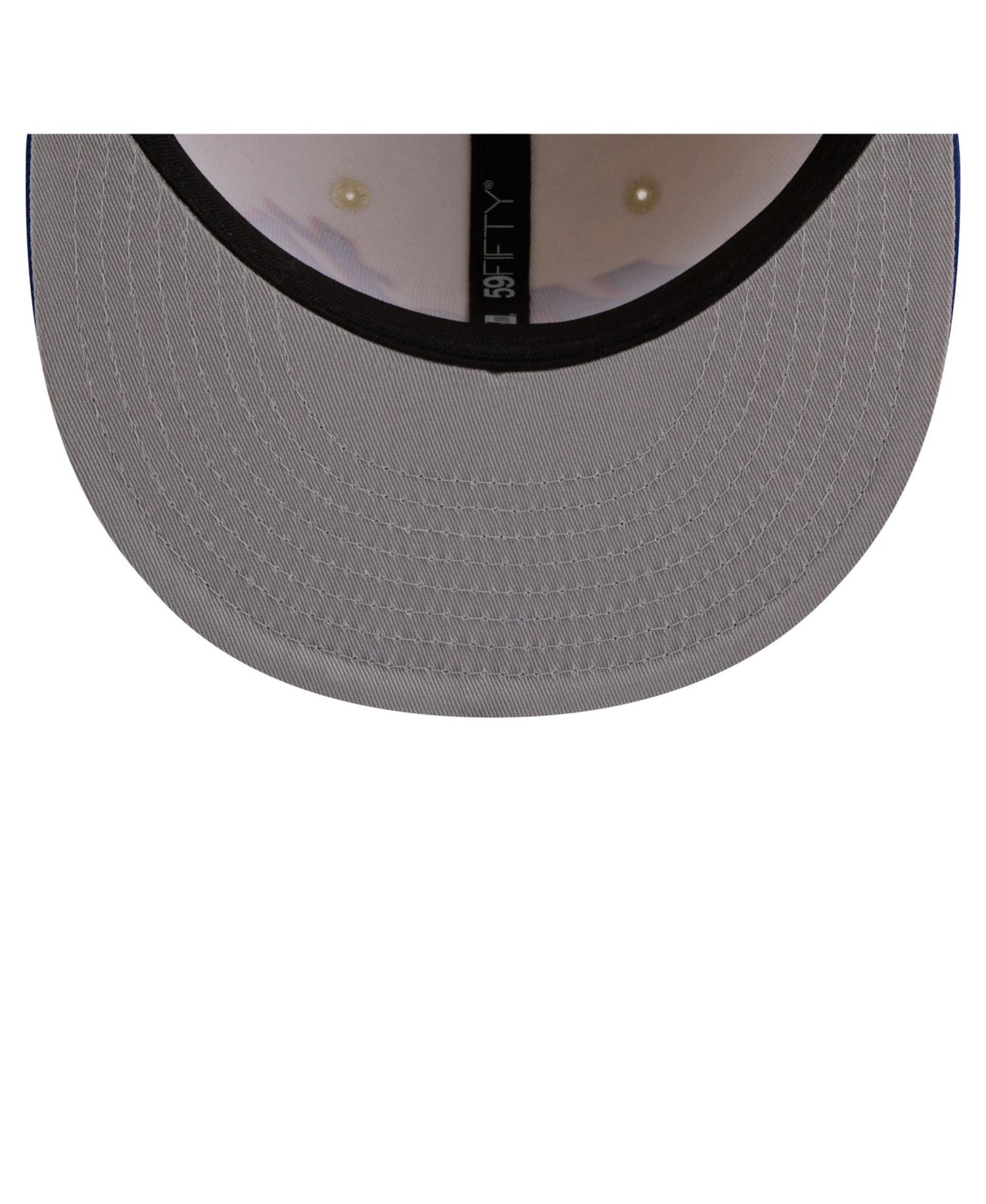 Men's Cream New York Mets Two-Tone Stitch 59FIFTY Fitted Hat