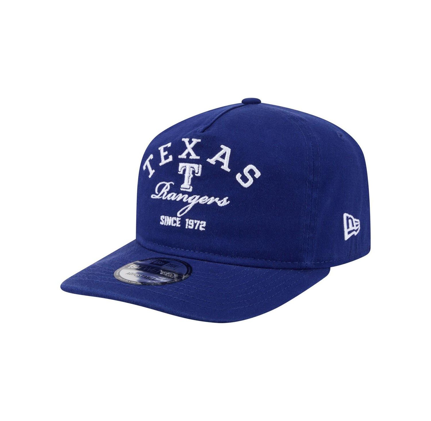 Men's Royal Texas Rangers Stacked 19TWENTY Adjustable Hat