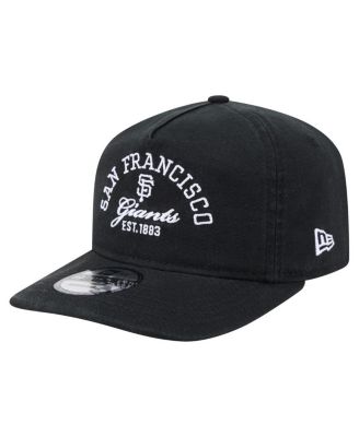 Men's Black San Francisco Giants Stacked 19TWENTY Adjustable Hat