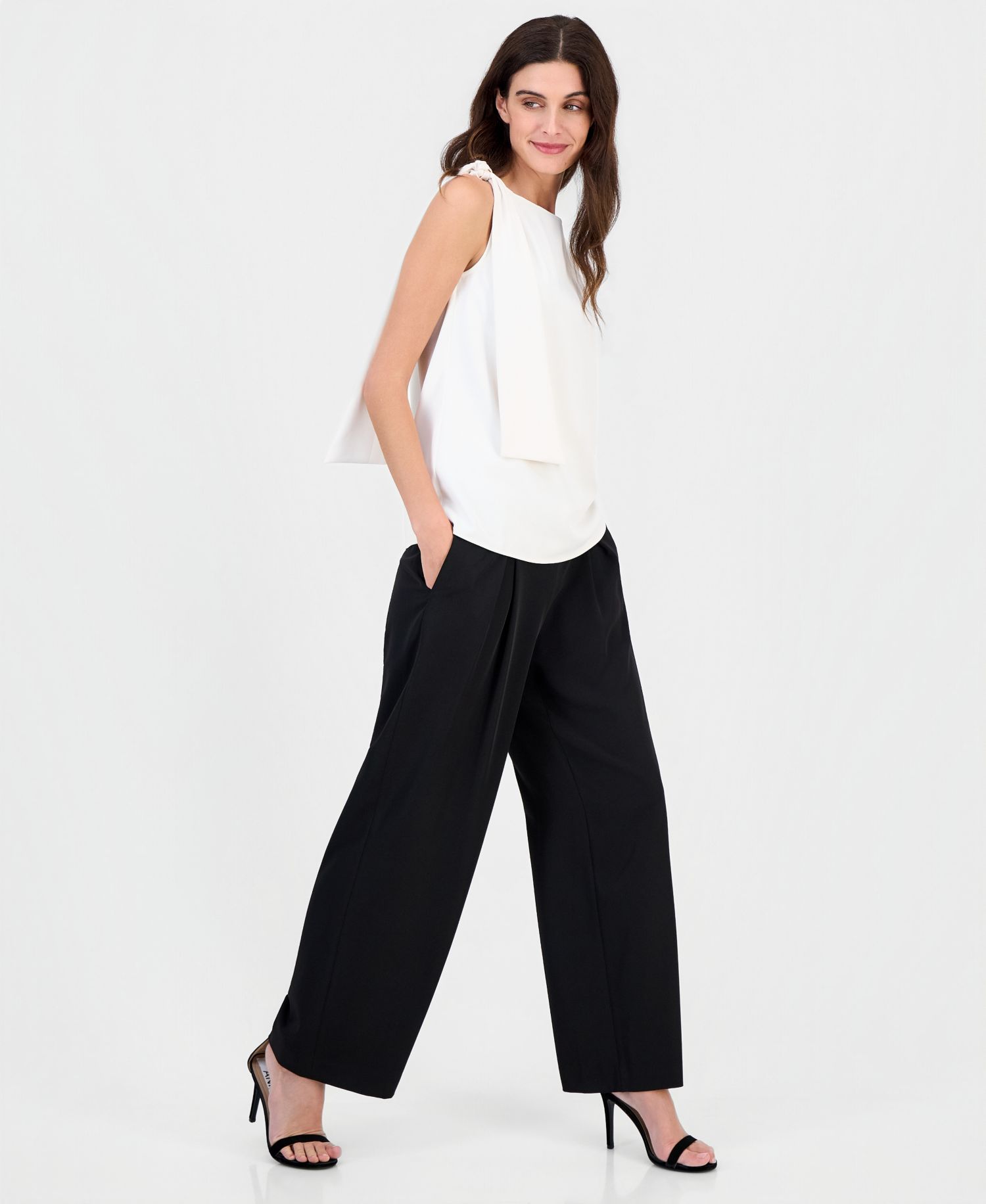 Women's Tie-Shoulder Sleeveless Blouse