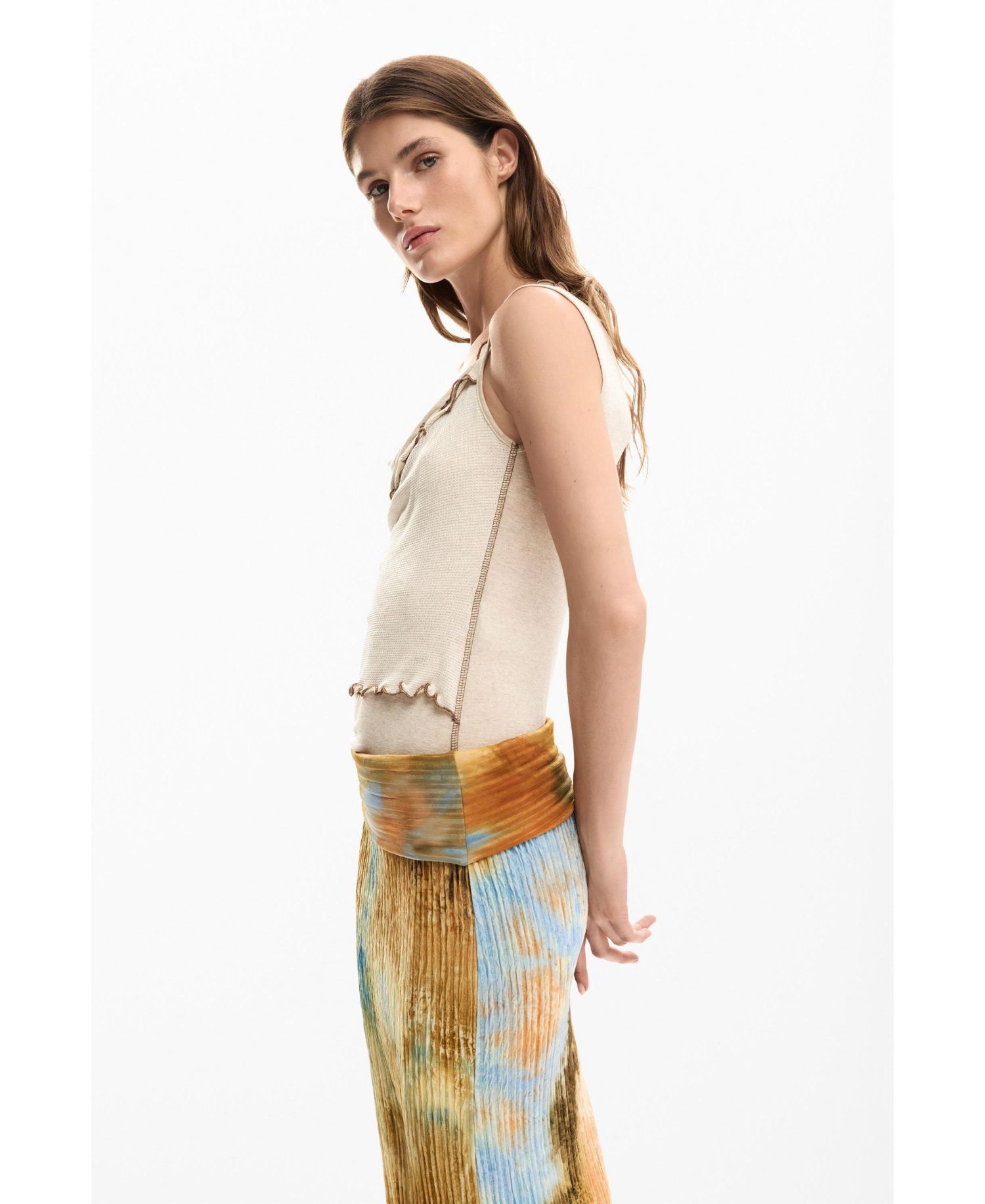 Women's Long Skirt Texture