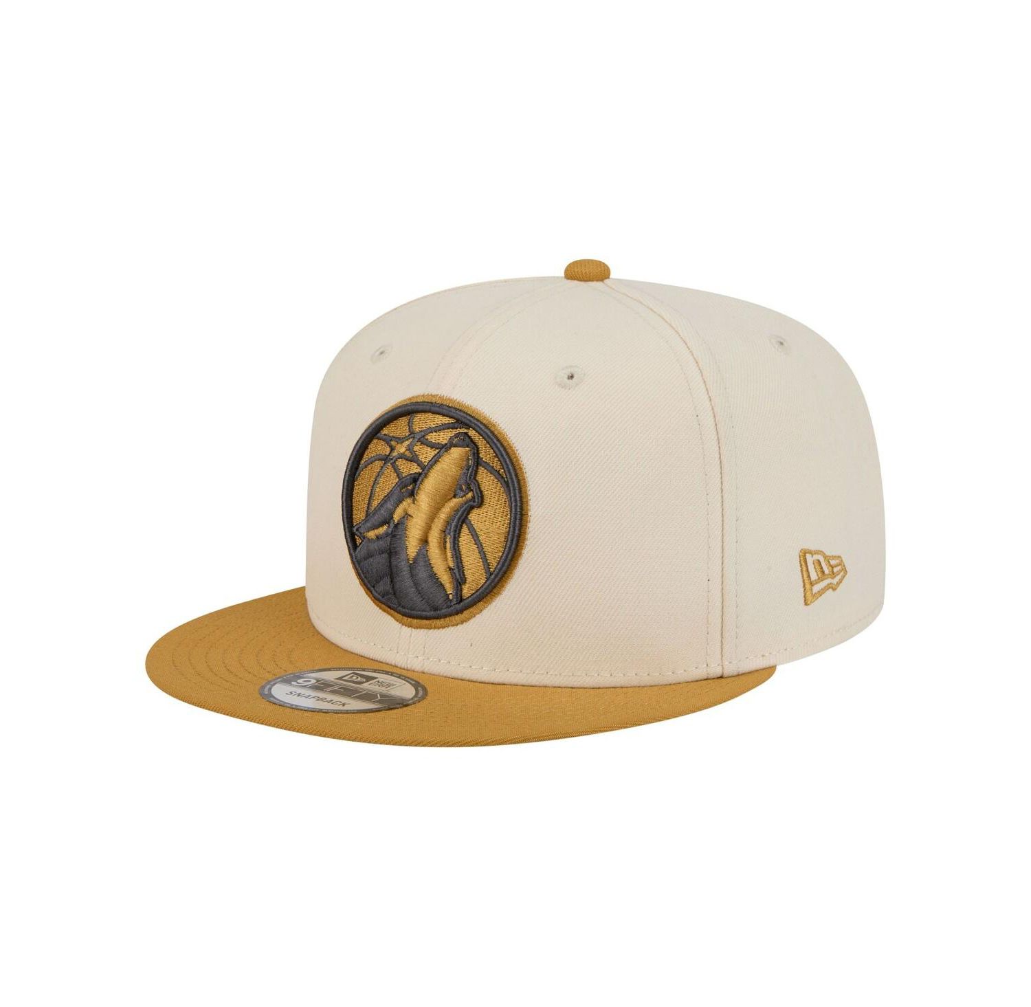 Men's Cream/Tan Minnesota Timberwolves Two-Tone Color Pack 9FIFTY Snapback Hat