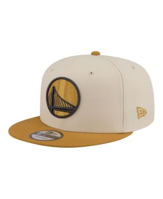 Men's Cream/Tan Golden State Warriors Two-Tone Color Pack 9FIFTY Snapback Hat