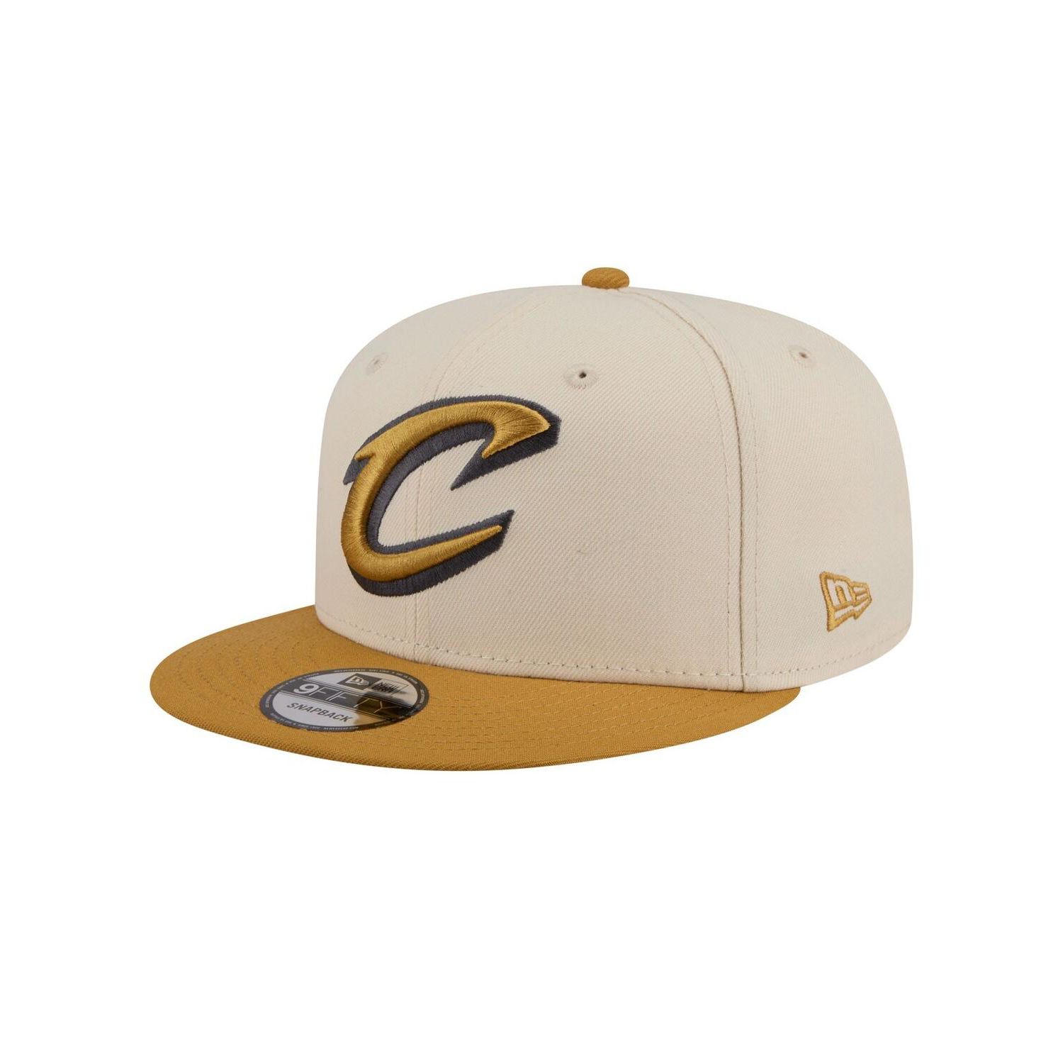 Men's Cream/Tan Cleveland Cavaliers Two-Tone Color Pack 9FIFTY Snapback Hat