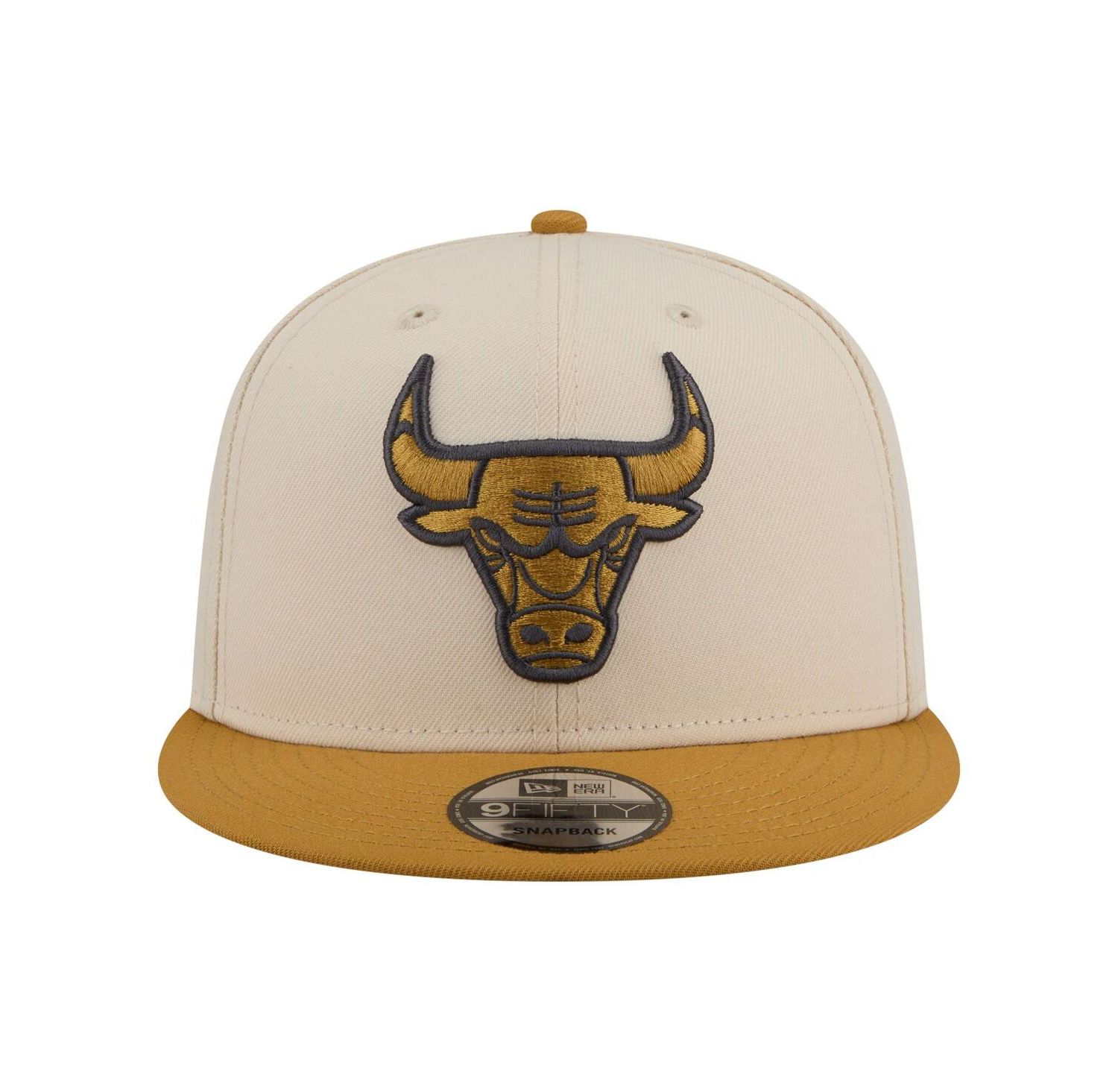 Men's Cream/Tan Chicago Bulls Two-Tone Color Pack 9FIFTY Snapback Hat
