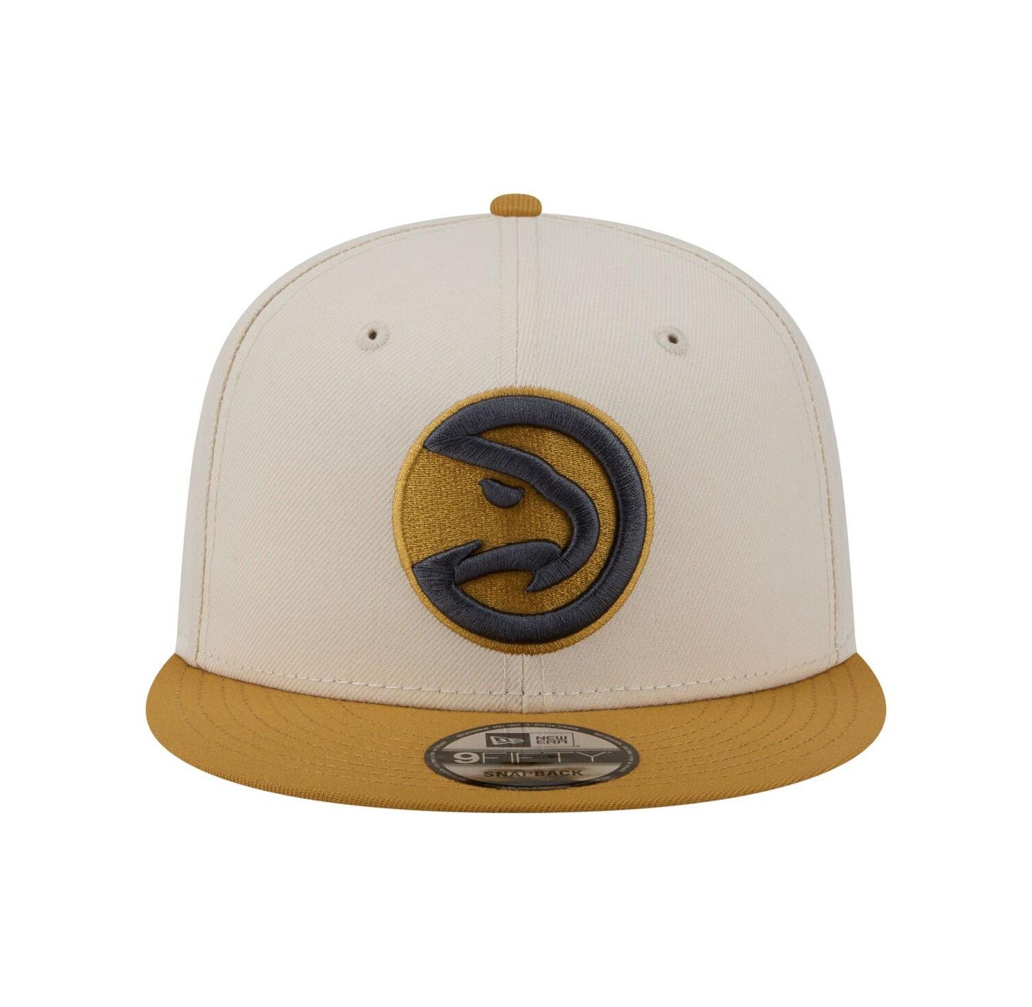 Men's Cream/Tan Atlanta Hawks Two-Tone Color Pack 9FIFTY Snapback Hat