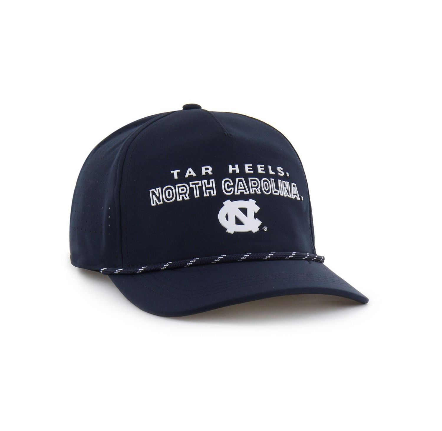 Men's Navy North Carolina Tar Heels Forward Vent Hitch Rope Adjustable Hat