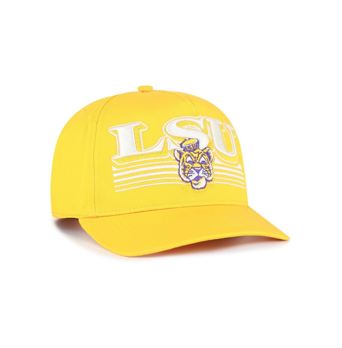Мужская кепка '47 Brand Gold LSU Tigers Script Fade Hitch Adjustable Hat — фото 2