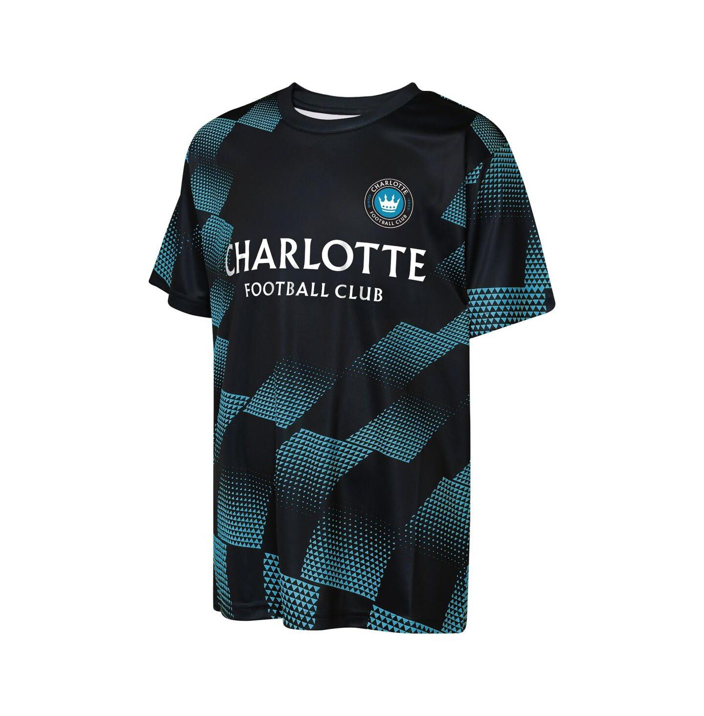 Детская футболка Outerstuff Black Charlotte FC Sheer Thrill — фото 2