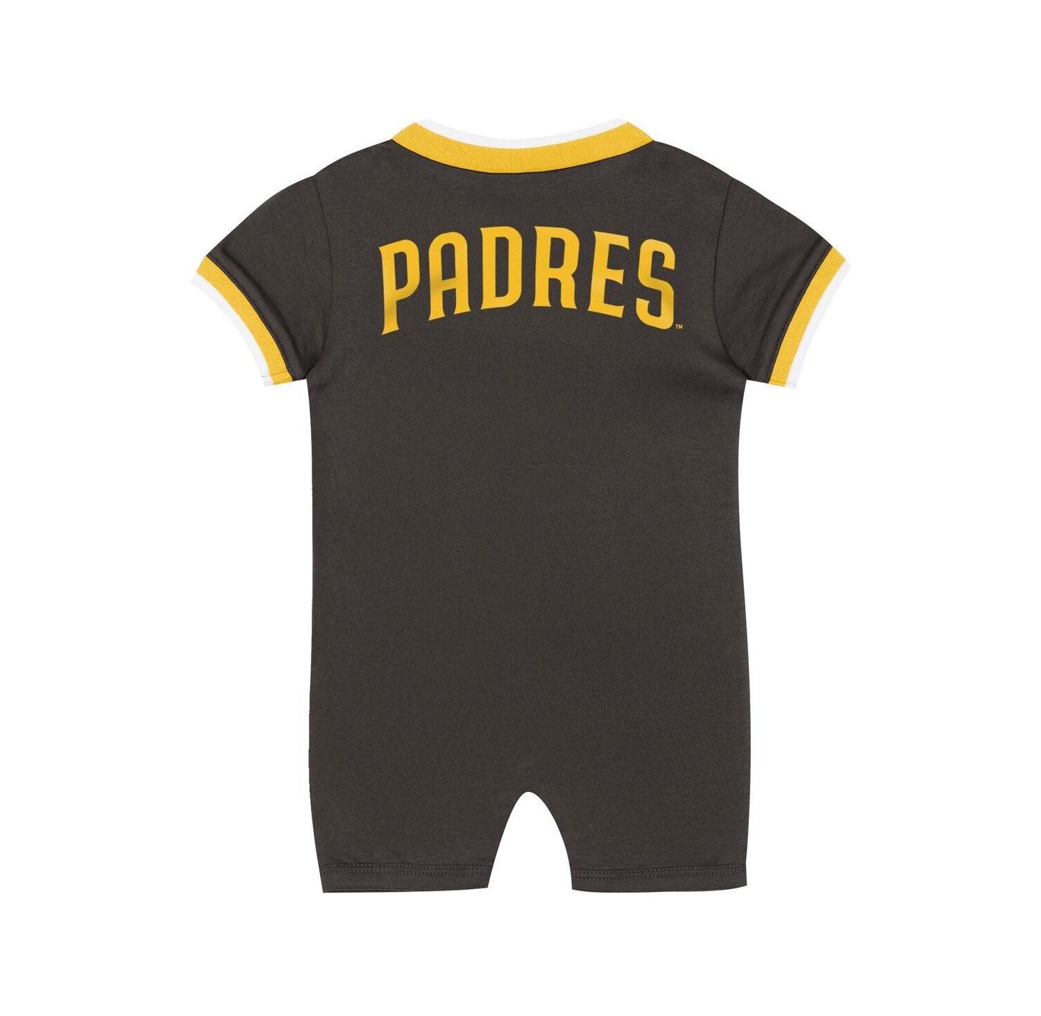 Baby Boys and Girls Brown San Diego Padres Pinch Coverall