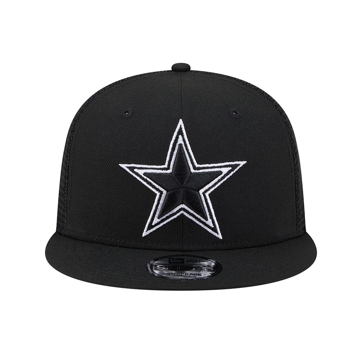 Men's Black Dallas Cowboys Main 9FIFTY Trucker Snapback Hat